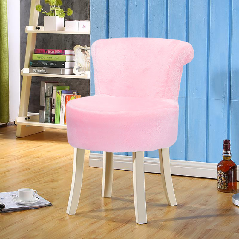 Weathers Solid Wood Accent Stool, Pink