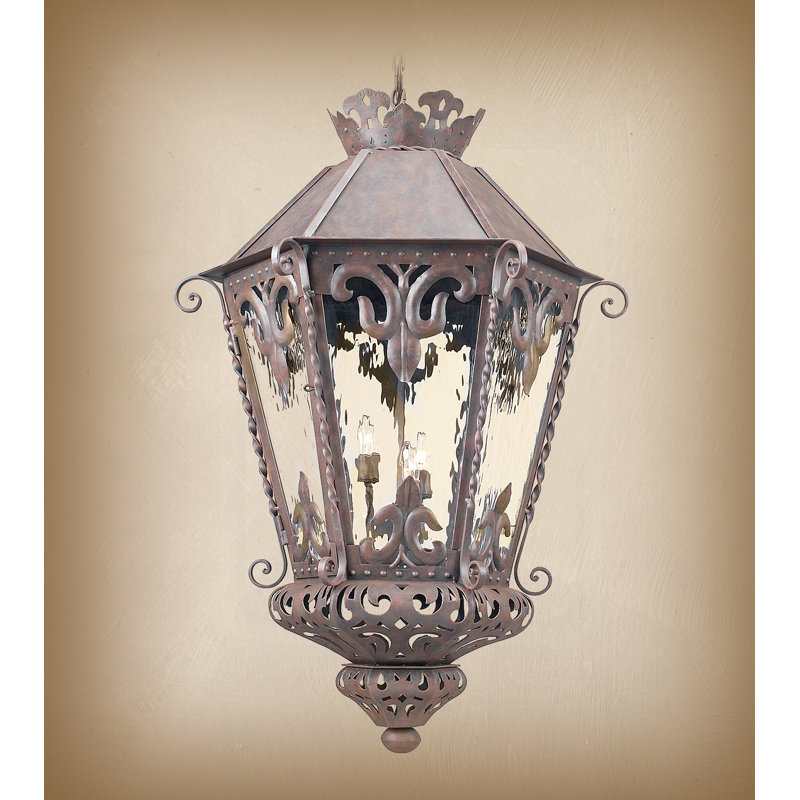 3 - Light Dimmable Lantern Geometric Chandelier