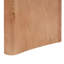 Bureau ovale en bois 2 tiroirs Gialana