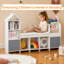 Compartment Solid Wood Book Display