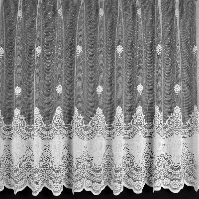 Cohoes Slot Top Semi Sheer Lace Jardiniere