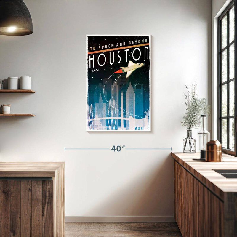 Beyond Houston, 36" H x 24" W