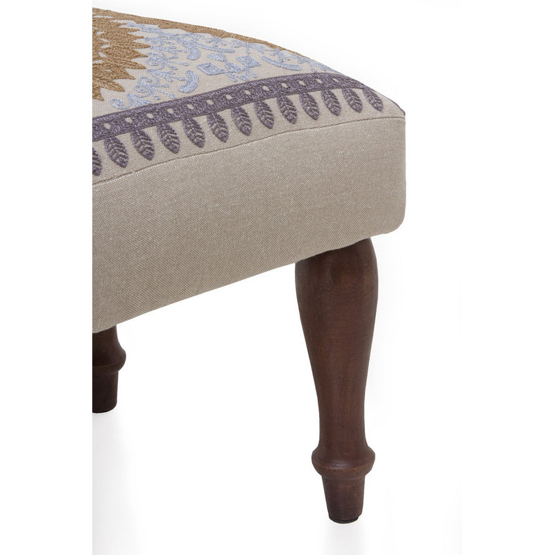 Casina Solid Wood Accent Stool