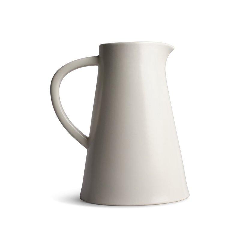 Ceramic Pitcher, Beige