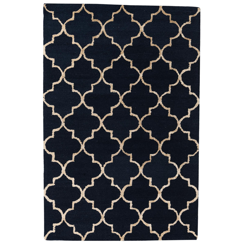 Tapis bleu marine Oberlin