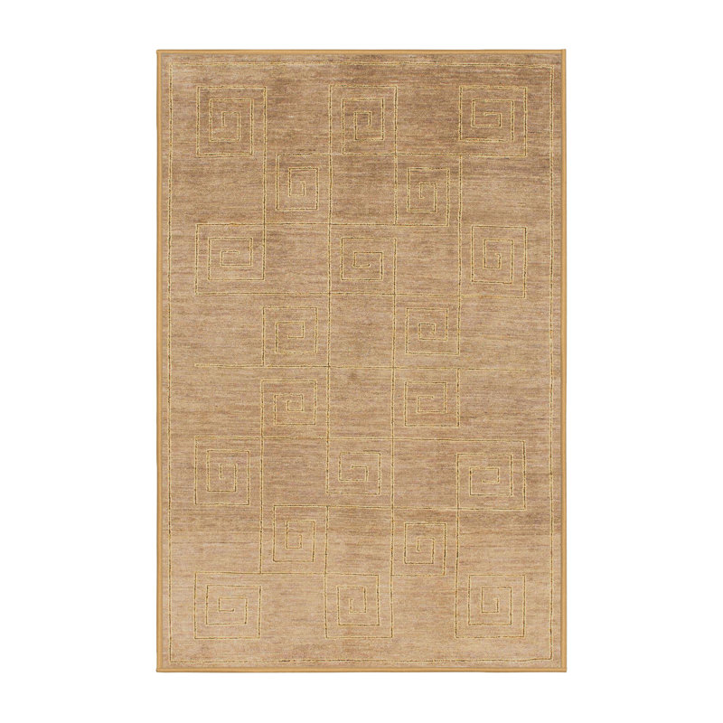 Abstract Indoor Rug, Rectangle 2' x 4'