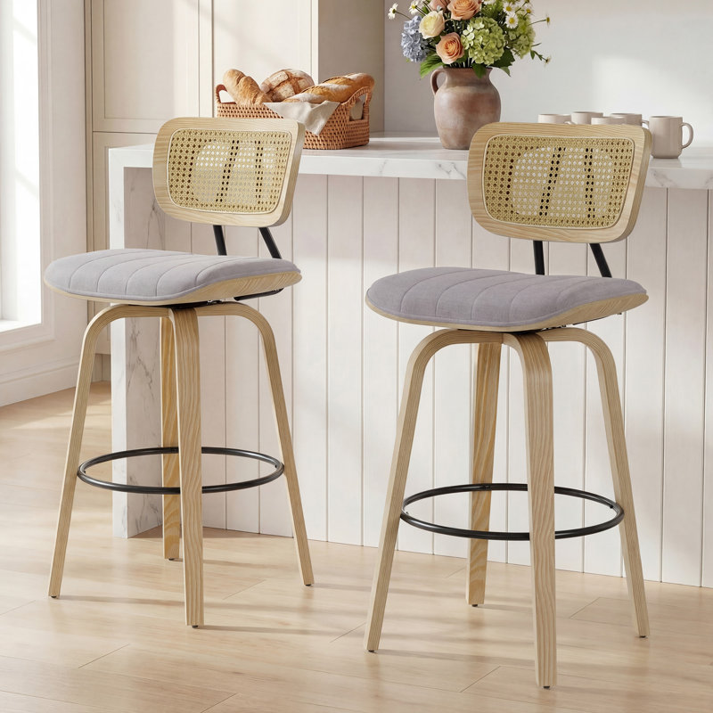 Tabouret de bar 26 po, Gris