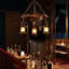 Luminaire suspendu rustique 3 lumières Farmhouse Chandelier
