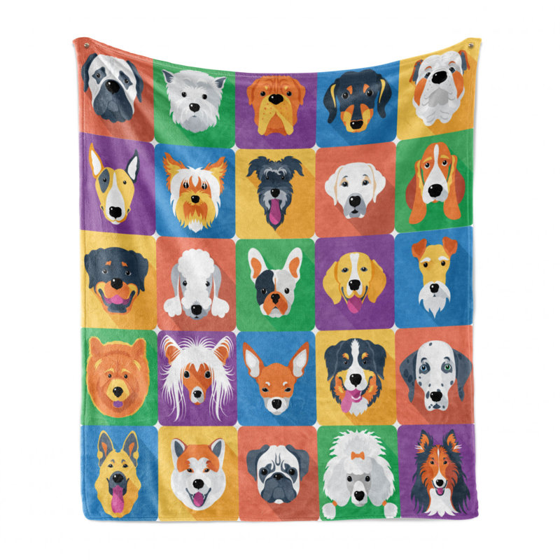 Hand Woven Throw Blanket, 50" W x 60" L