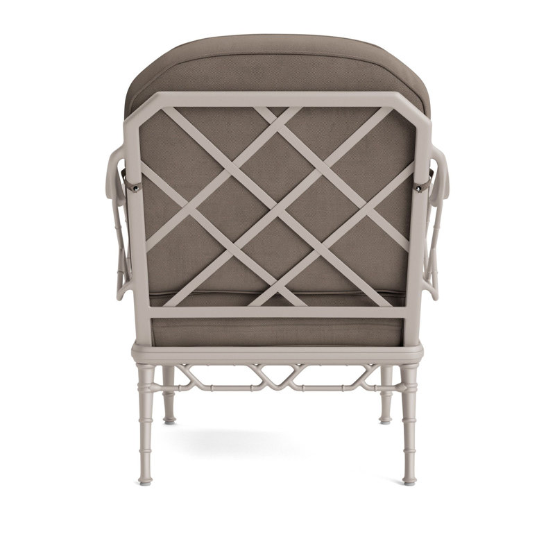 Calcutta Outdoor Lounge Chair, Fusion Charcoal, Dove Smooth