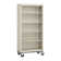 Sandusky Lee 36" W x 18" D x 78" H Steel Mobile Bookcase with 4 Adjustable Shelves by Sandusky