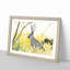 Alert Hare In The Meadow - Single Picture Frame Painting on MDF-56632719-56632723