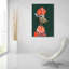 «Portrait de girafe par madame Regal» par Yvette St. Amant, art mural en verre acrylique, 24 po x 36 po-746617791