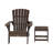 Adirondack Outdoor Adirondack Chair With Table