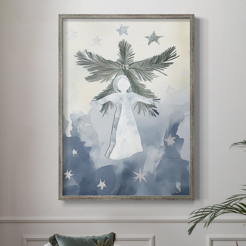 «Christmas Holiday», reproduction encadrée en bois massif, H 11 po x l 9 po