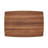 Bergen Rectangular Solid Wood Coffee Table with Elegant Curved Edges