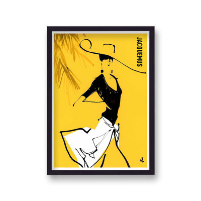 Jaquemus Couture Print 1 Piece Single Picture Frame Wall Art