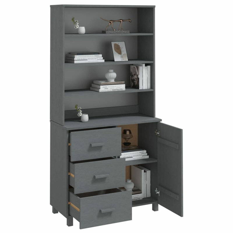 Qualin 180cm H x 90cm W Bookcase
