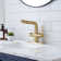 Single Hole Faucet Single-handle Bathroom Faucet with Deck Plate and Digital Display