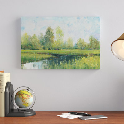 «Tranquil Park I», peinture sur toile
