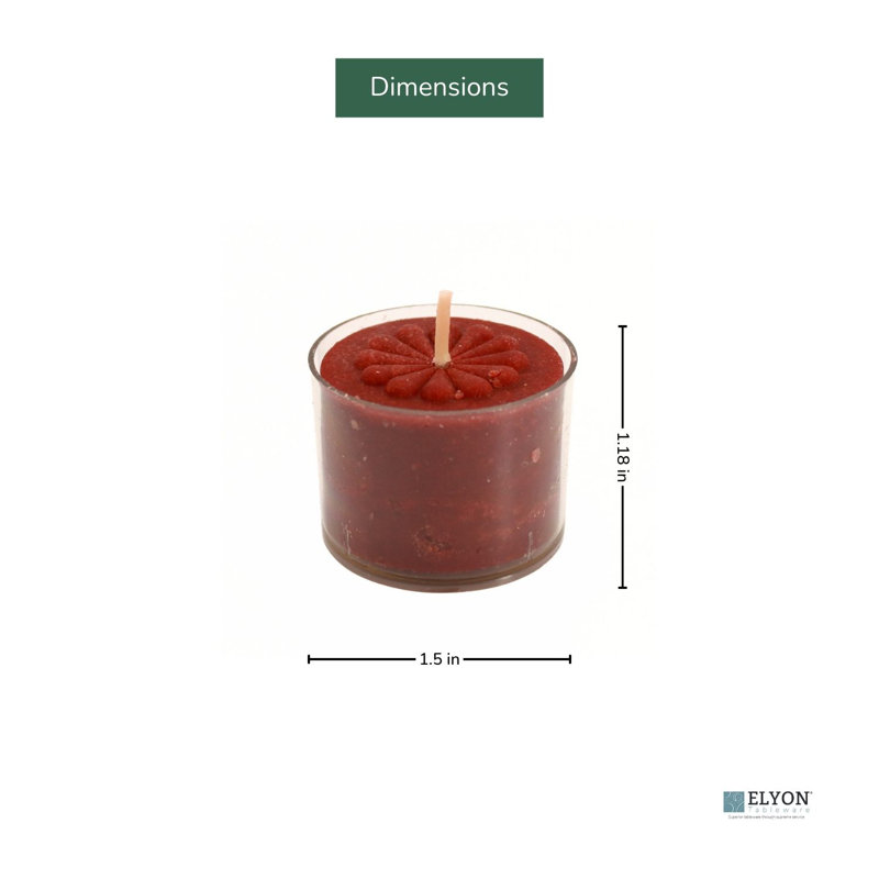 Bougies chauffe-plat Elyon, Brun