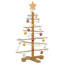 Wooden Christmas Tree with Stand Brown Bamboo-1332313353