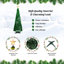Arbre de Noël vert 6,2 pi avec 282 lumières DEL