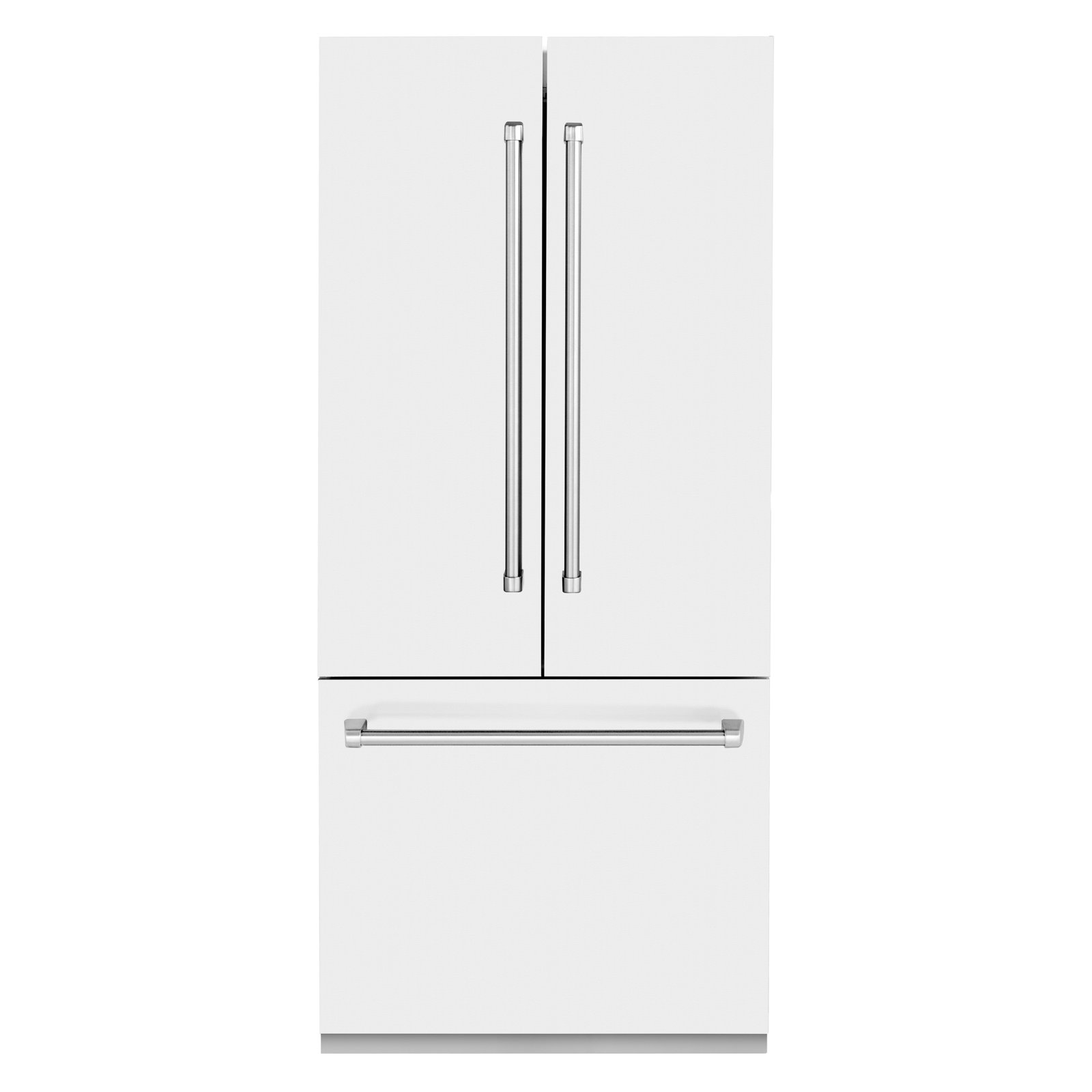 ZLINE 36 in. Panel Ready French Door Built-In Refrigerator w/ Water Dispenser and Ice Maker | Fridge.com