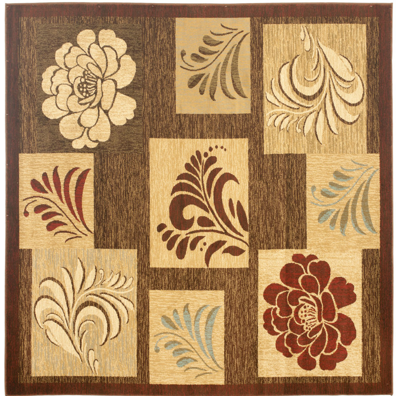 Tapis floral Klose Performance, Carré 6 pi 7 po