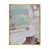 Toile avec cadre flottant or