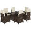 Ensemble repas avec coussins en rotin Vidaxl-116650676-103087984