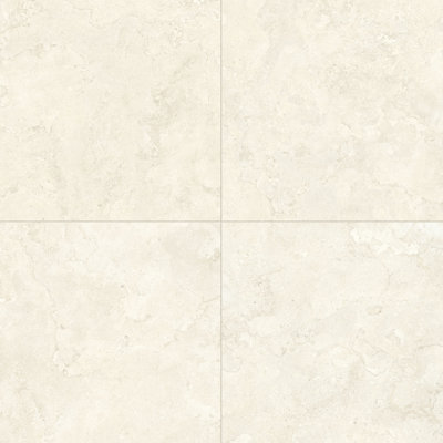 American EcoStone 48" x 48" Matte Cross-Cut Travertine Look Porcelain Floor and Wall Tile (2 PCS, 32 Sq. Ft./Case)