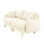 Beige moderne 2 avec structure et coin salon confortable pour des coussins moelleux à ressorts