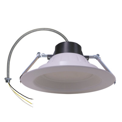 8'' Selectable Canless Commercial Downlight Dimmable LED Recessed Lighting Kit -  Energetic Lighting, E4DL8N17E83040