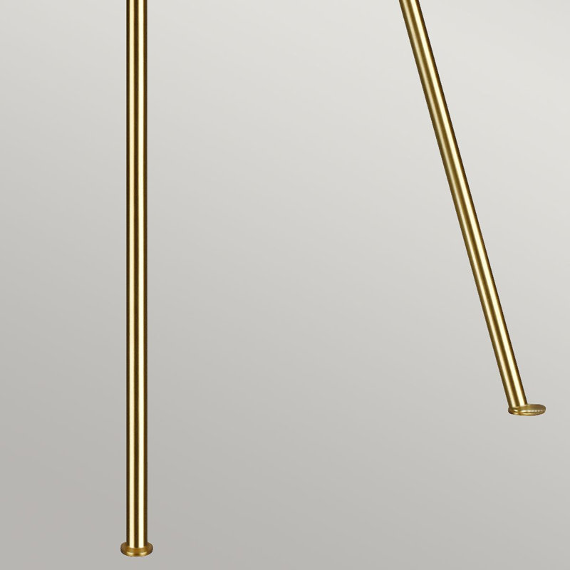 Moshannon 139cm Tripod Floor Lamp, Burnished Brass