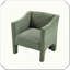 Fauteuil demi-tonneau de salon moderne-121321245