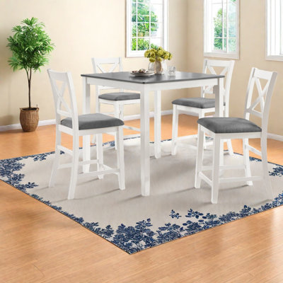 Space Saving Dining Table Sets(must Include Both Table And Chair), Wood Mdf Modern Kitchen Set