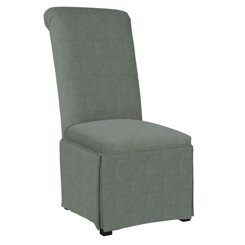 Susanna 20.25'' H Upholstered Side Chair, Black Satin, 1541-052