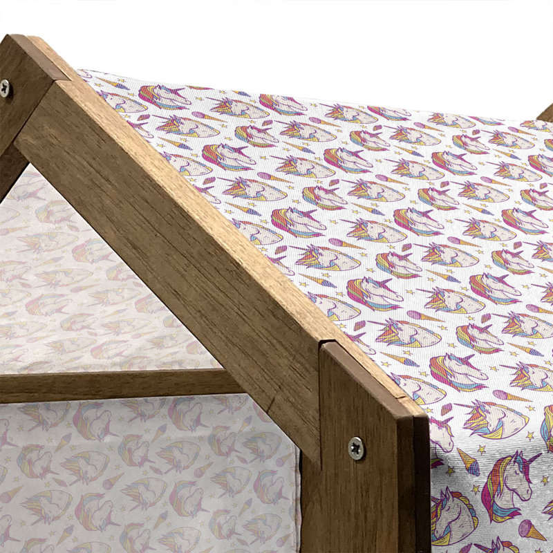 Niche pour chien en bois, H 25,59 po x l 29,53 po x P 21,65 po
