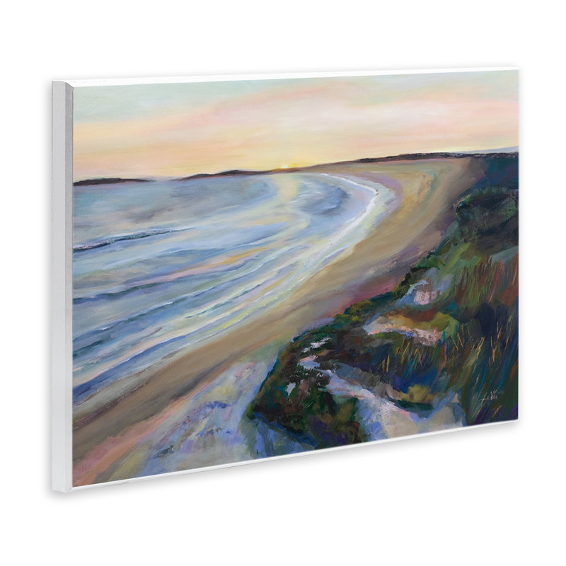 Plaque murale Morning Stroll Shore, design par Jeanette Vertentes, H 10 po x l 15 po