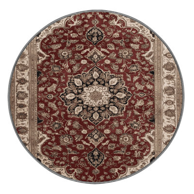 Tapis persan gris lavable à la machine