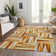 Premium Machine Washable Collett AMF1012 Squares Rug