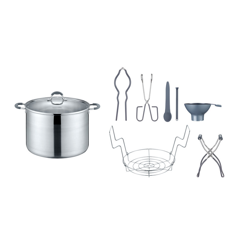 8 - Piece Stainless Steel Cookware Set