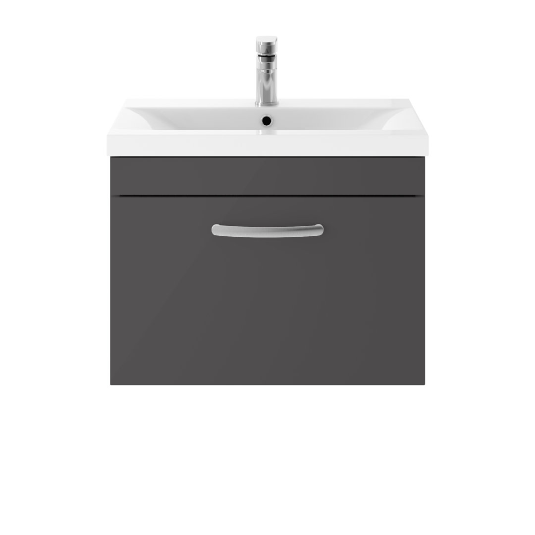 Athena 610mm Single Bathroom Vanity with Integrated Basin