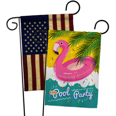 Double Sided 18.5'' H x 13'' W Polyester Garden Flag
