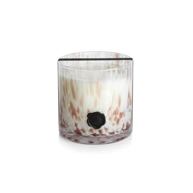 Cotton Candy Fragrance Scented Jar Candle with Glass Holder