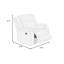 Fauteuil inclinable en velours côtelé 1 pièce-433331220