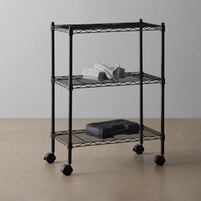 Alahnna 83cm H x 58.9cm W Utility Cart with Wheels