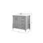 Meuble-lavabo simple 36 po avec comptoir en quartz Aberdeen-101128785