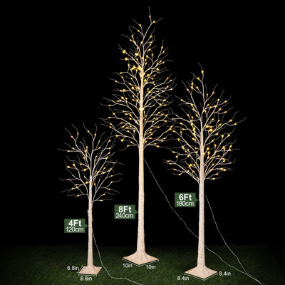 Adcock LED Birch Tree Light Set